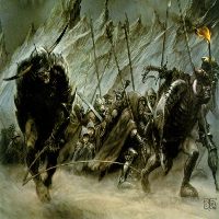 Los hobbits prisioneros de Uruks